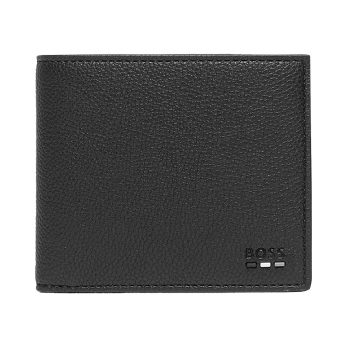 휴고 보스 로고 디테일 레더 월렛 블랙(Hugo Boss Leather Wallet with Logo Detail Black)