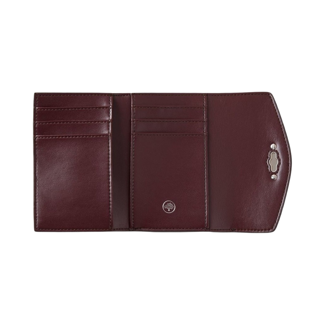 멀버리 하이 샤인 레더 달리 폴드 멀티 카드 지갑 블랙(Mulberry High Shine Leather Darley Folded Multi Card Wallet Black) - 2