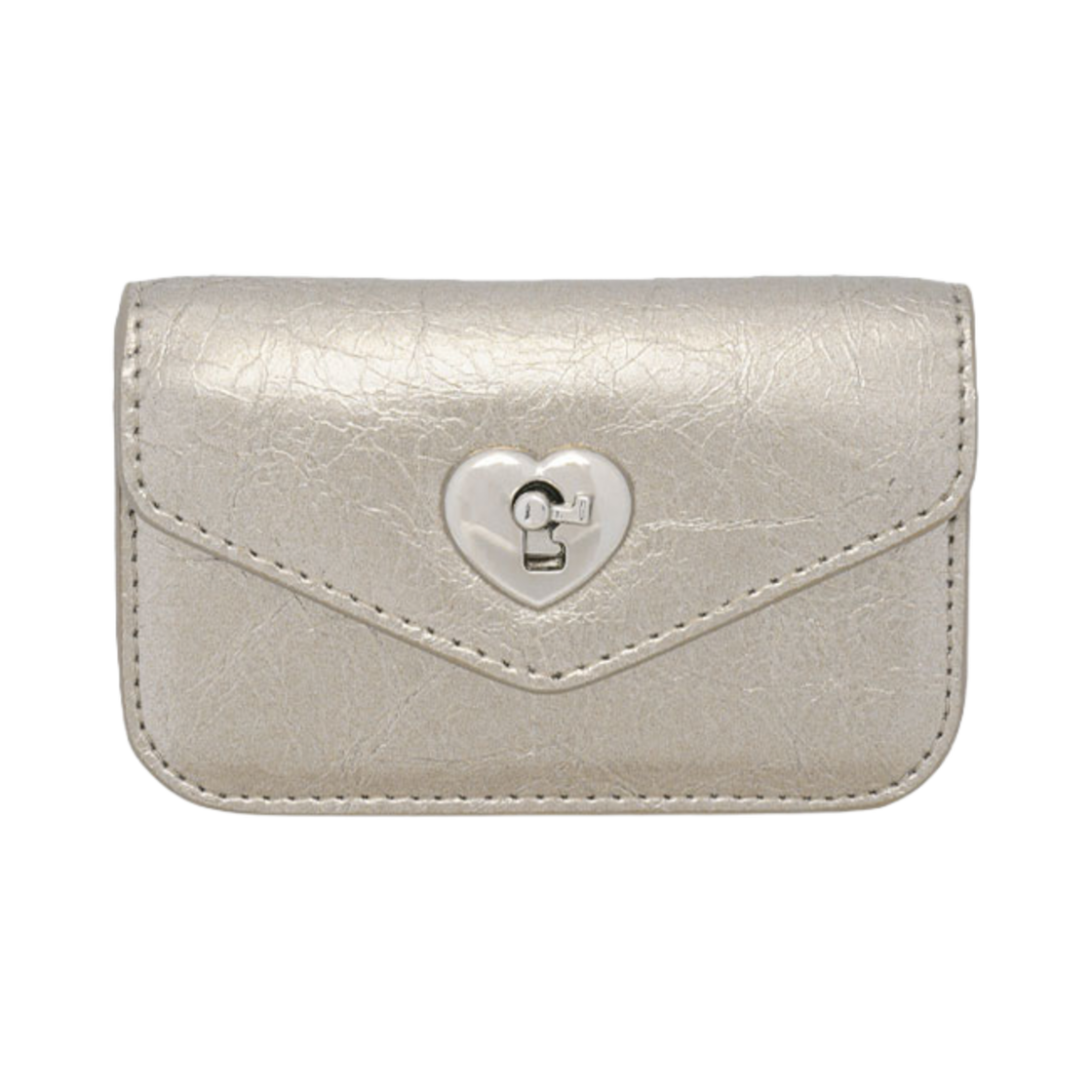 르마스크 하트락 콤팩트 카드 월렛 메탈(Lemasque Heart Lock Compact Card Wallet Metal Metal) - 1