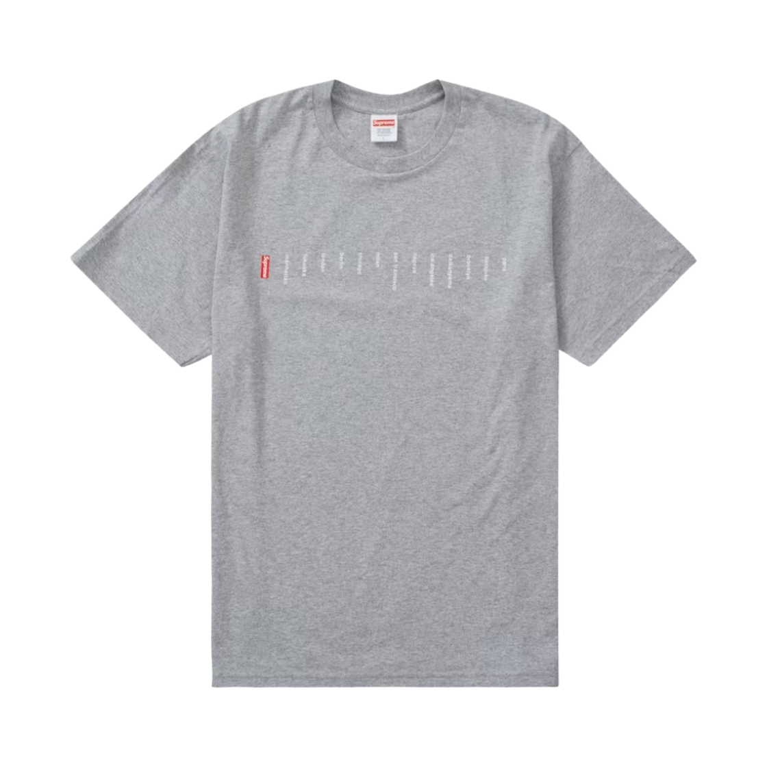 슈프림 로케이션 티셔츠 헤더 그레이 - 23SS(Supreme Location T-Shirt Heather Grey - 23SS) - 1