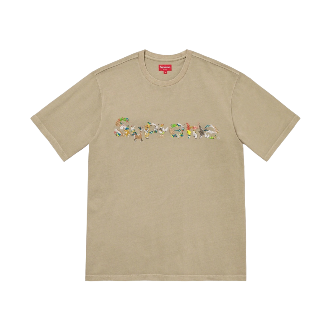 슈프림 애니멀 킹덤 숏슬리브 탑 더스티 탄 - 23SS(Supreme Animal Kingdom S/S Top Dusty Tan - 23SS) - 1