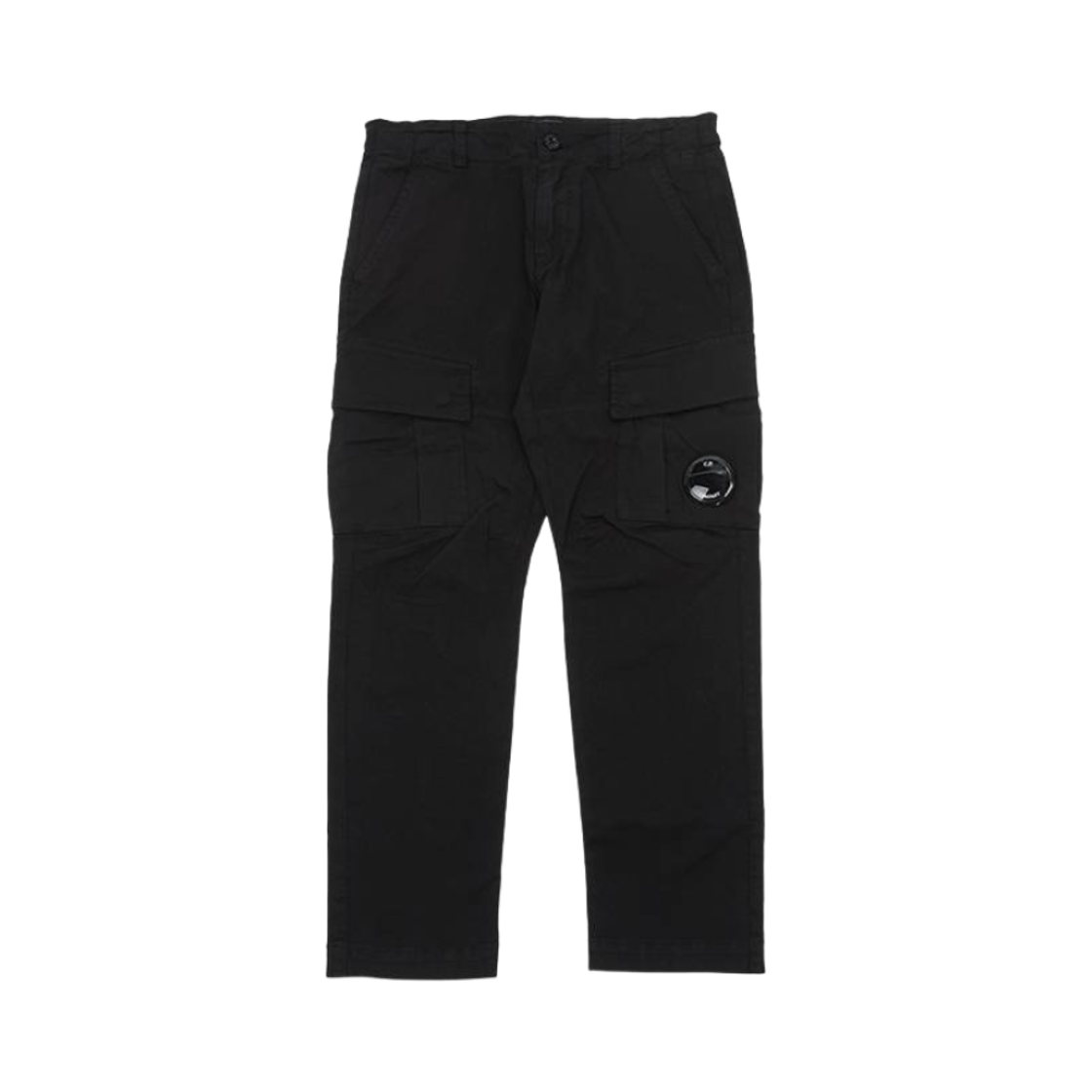 16CUP004LRC0560100 (Kids) C.P. Company Cargo Pants Black - 24SS