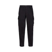 C.P. Company Stretch Sateen Loose Fit Cargo Pants Black - 23SS