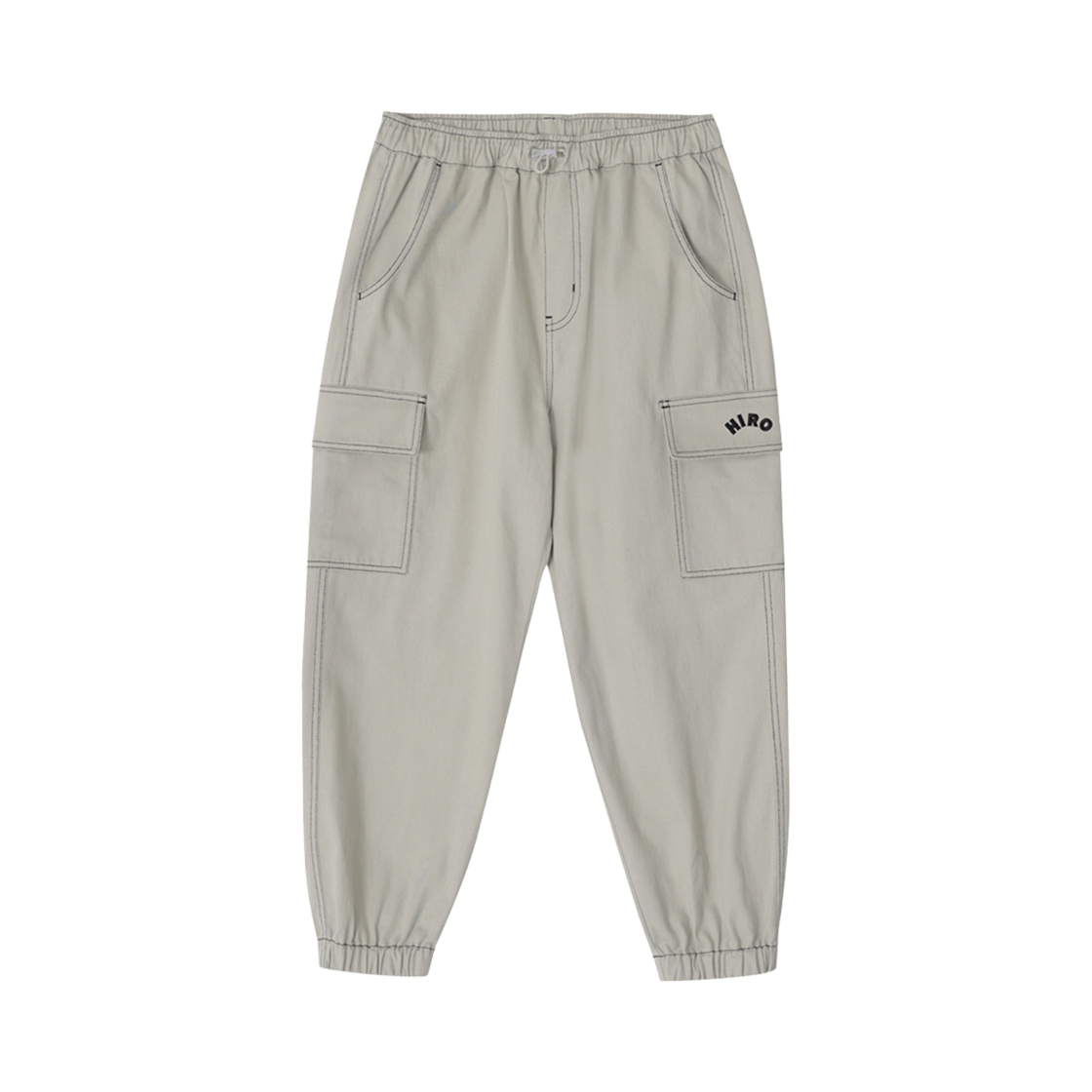 (키즈) 히로 데일리 트윌 조거 팬츠 오트밀((Kids) Hiro Daily Twill Jogger Pants Oatmeal)
