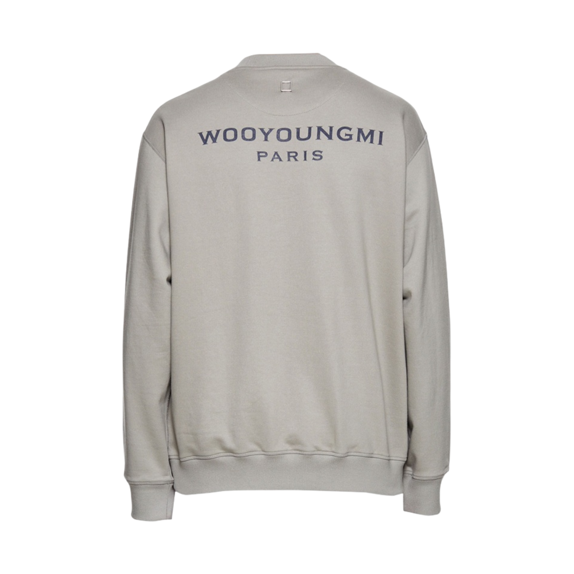 우영미 코튼 백로고 스웨트셔츠 그레이 - 23SS(Wooyoungmi Cotton Back Logo Sweatshirt Grey - 23SS)