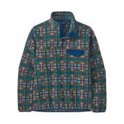 (W) Patagonia Lightweight Synchilla Snap-T Fleece Pullover Snow Beam Pale Periwinkle