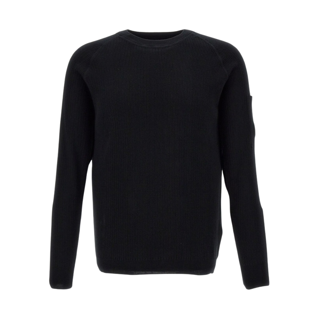 C.P. 컴퍼니 씨 아일랜드 크루넥 렌즈 스웨터 블랙 - 22SS(C.P. Company Sea Island Crewneck Lens Sweater Black - 22SS) - 1