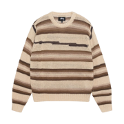 Stussy Tonal Stripe Linen Sweater Multi