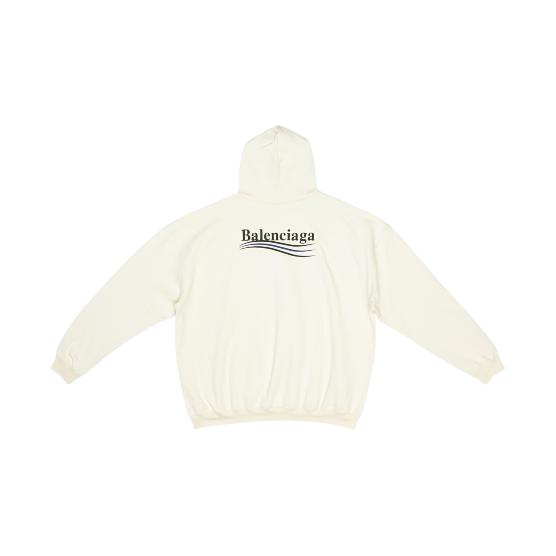 발렌시아가 폴리티컬 캠페인 라지 핏 후드 화이트(Balenciaga Political Campaign Large Fit Hoodie White) - 1
