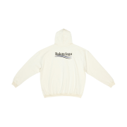 Balenciaga Political Campaign Large Fit Hoodie White