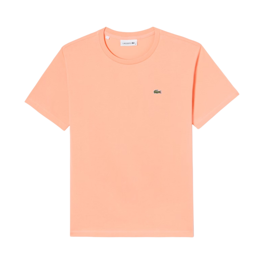 (W) 라코스테 베이직 크루넥 티셔츠 라이트 코랄((W) Lacoste Basic Crew Neck T-shirt Light Coral) - 1