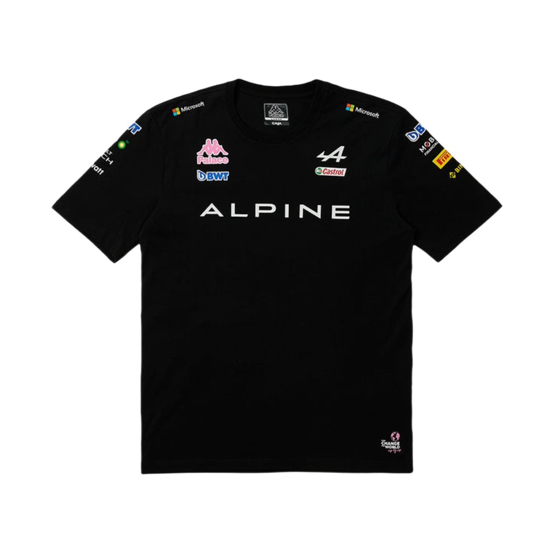 팔라스 x 카파 포 알파인 티셔츠 블랙 - 23FW(Palace x Kappa For Alpine T-Shirt Black - 23FW) - 2