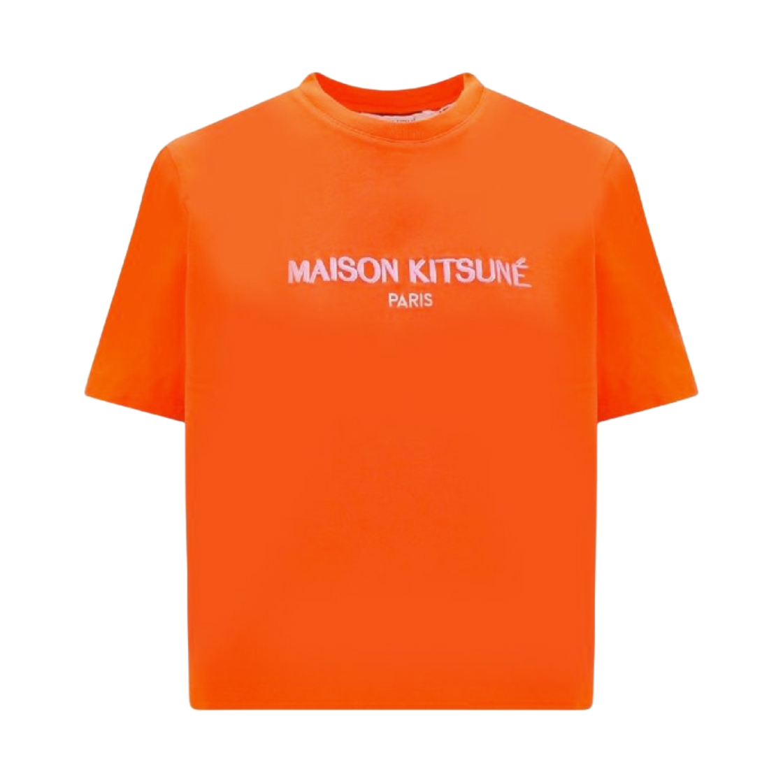 KW00121KJ0035-P851 (W) Maison Kitsune Paris Boxy T-Shirt Neon Orange