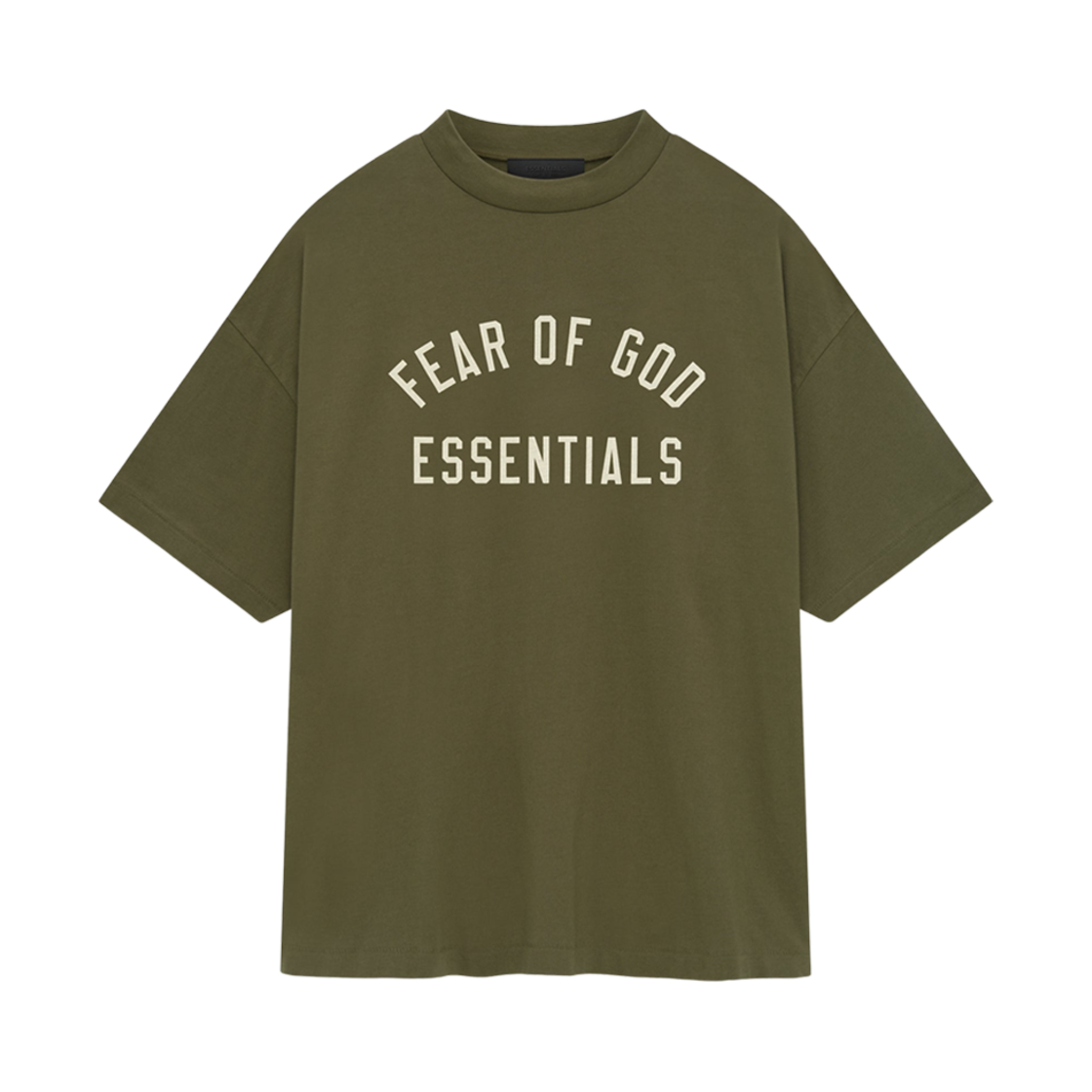 에센셜 저지 크루넥 티셔츠 밀리터리 - 24FW(Essentials Jersey Crewneck Tee Military - 24FW)