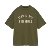 Essentials Jersey Crewneck Tee Military - 24FW