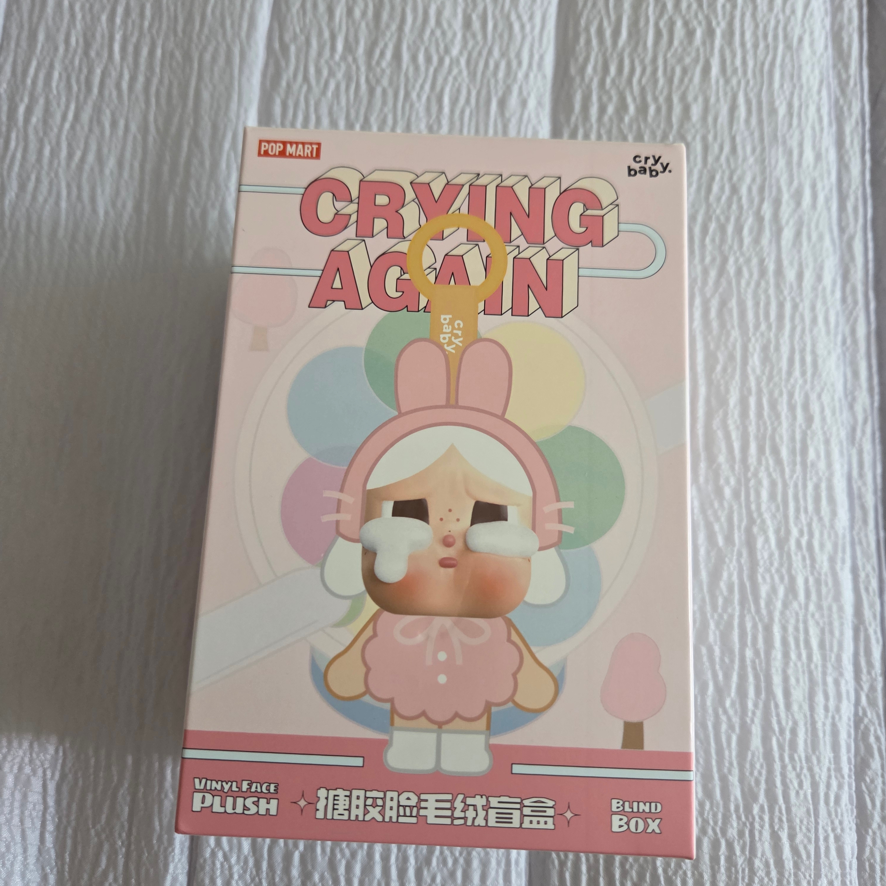 Pop Mart Crybaby Crying Again Series Plush Keyring Sealed Case (1 Blind Box) 착용 스타일