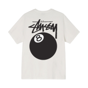 Stussy 8 Ball Pigment Dyed T-Shirt Natural - 21FW