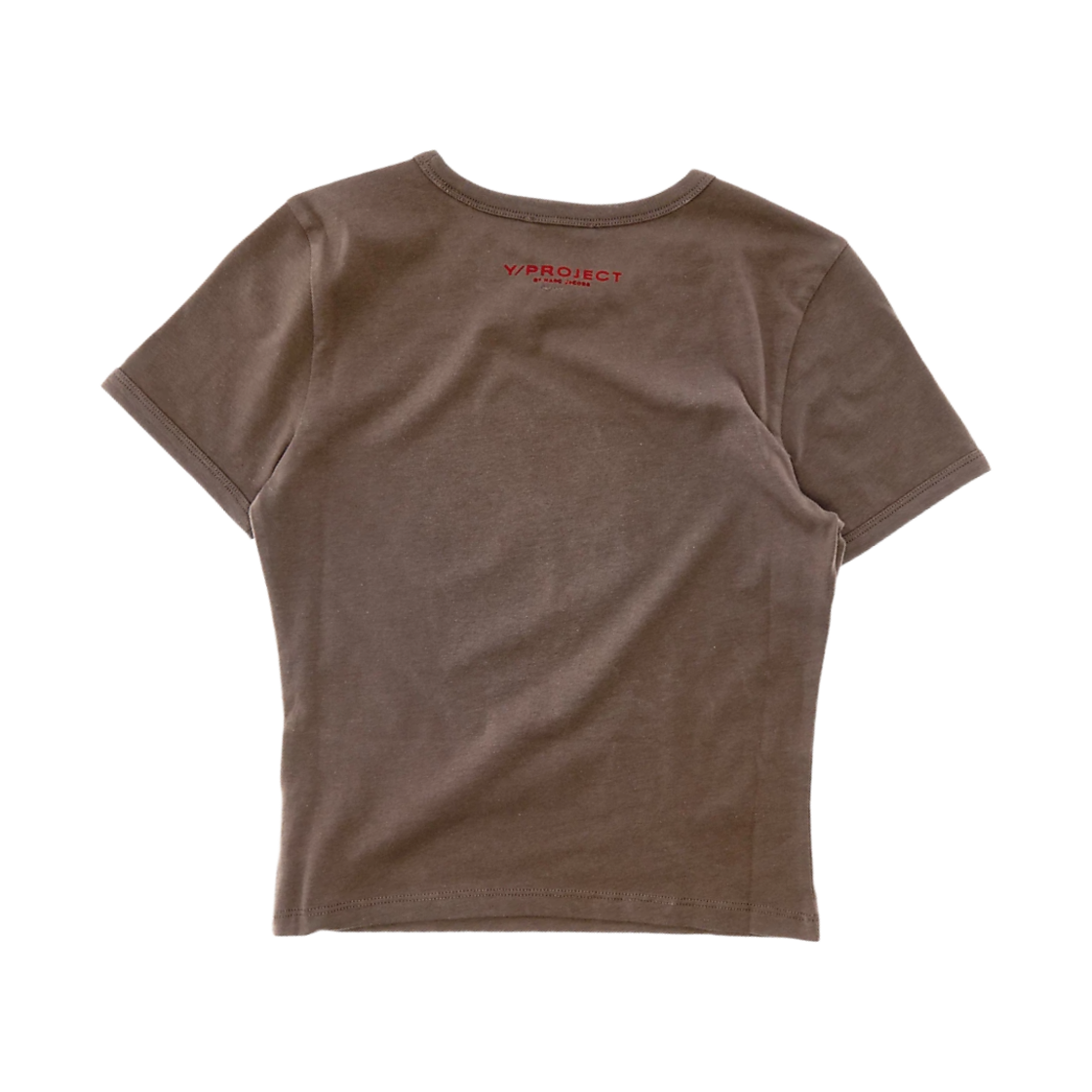 (W) 헤븐 바이 마크 제이콥스 x 와이프로젝트 베이비 티셔츠 차콜((W) Heaven By Marc Jacobs x Y/Project Baby T-Shirt Charcoal) - 2