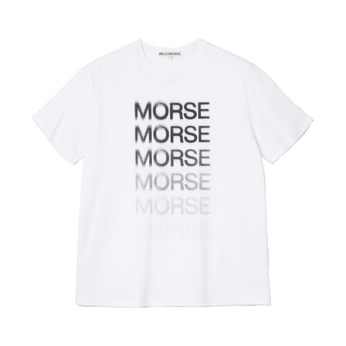 밀로 아카이브 페이디드 모스 티셔츠 화이트