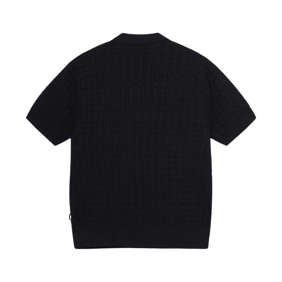 스투시 하프 집 폴로 스웨터 블랙 | Stussy | KREAM