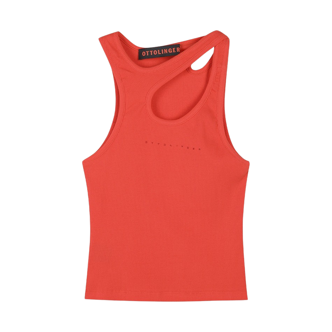 오토링거 우먼 립 탱크 탑 레드(Ottolinger Women Rib Tank Top Red)