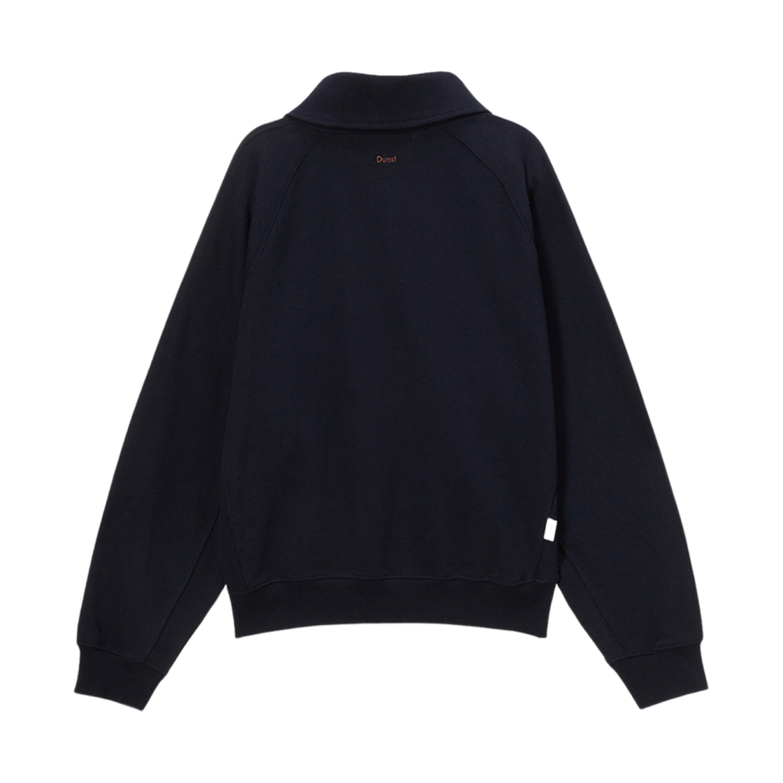 던스트 레더 로고 하프 집업 스웨트셔츠 프렌치 네이비(Dunst Leather Logo Half Zip-Up Sweatshirt French Navy) - 2