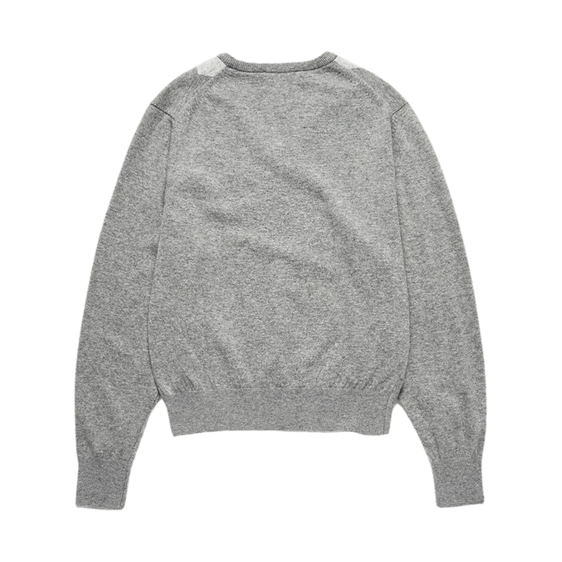 던스트 브이넥 아가일 스웨터 그레이(Dunst V-Neck Argyle Sweater Grey) - 2