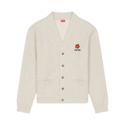 Kenzo Boke Flower Cardigan Pale Grey
