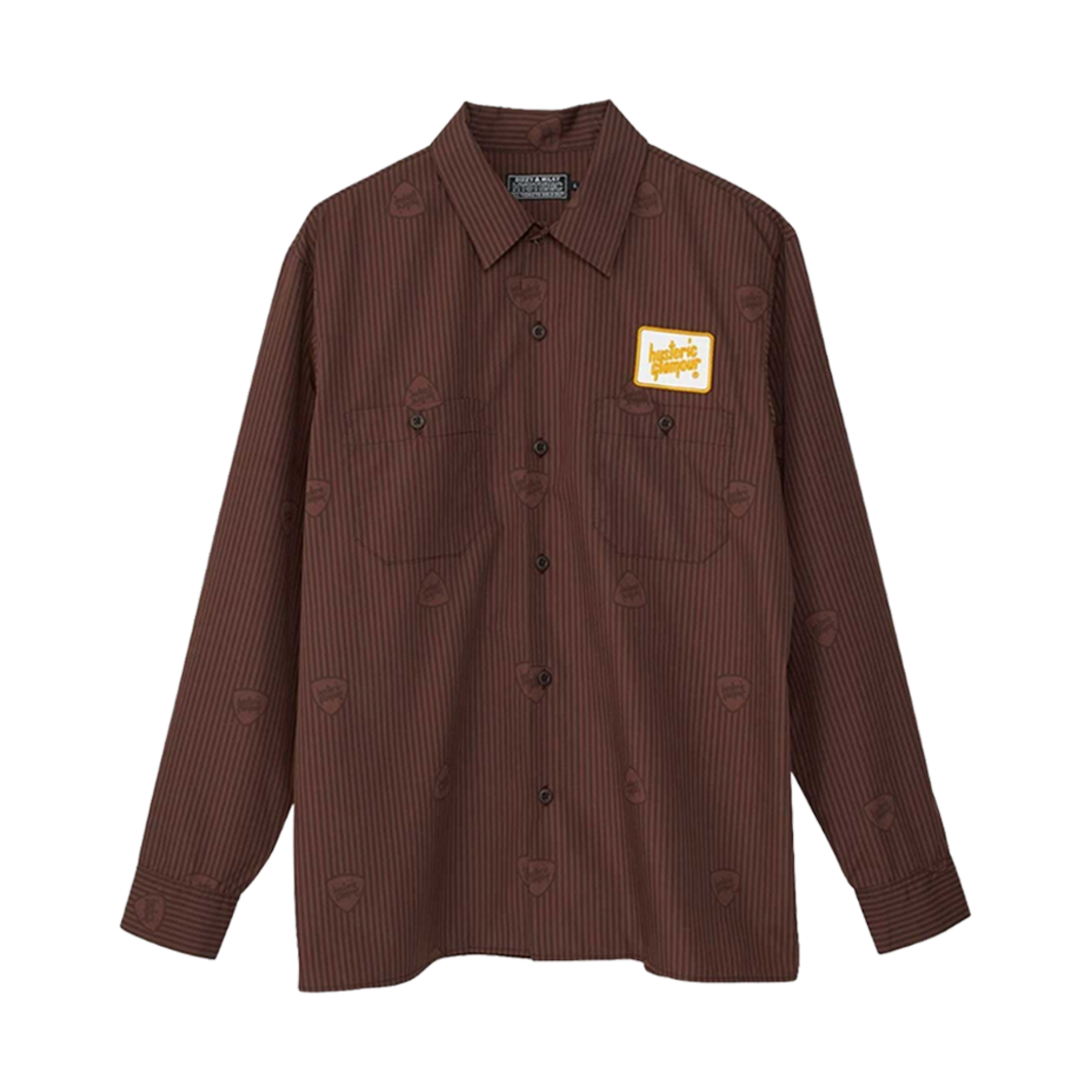 히스테릭 글래머 사운드 바이브레이션 엔지니어 셔츠 브라운(Hysteric Glamour Sound Vibration Engineer Shirt Brown) - 1