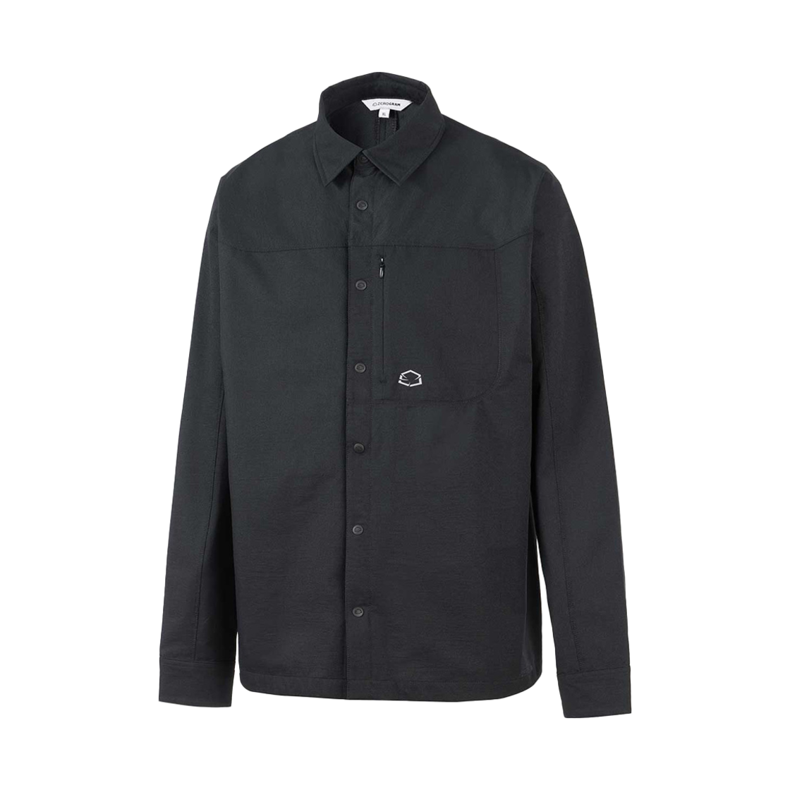 ZM1YSS2502BLK Zerogram Obie Airdot LS Shirts Black
