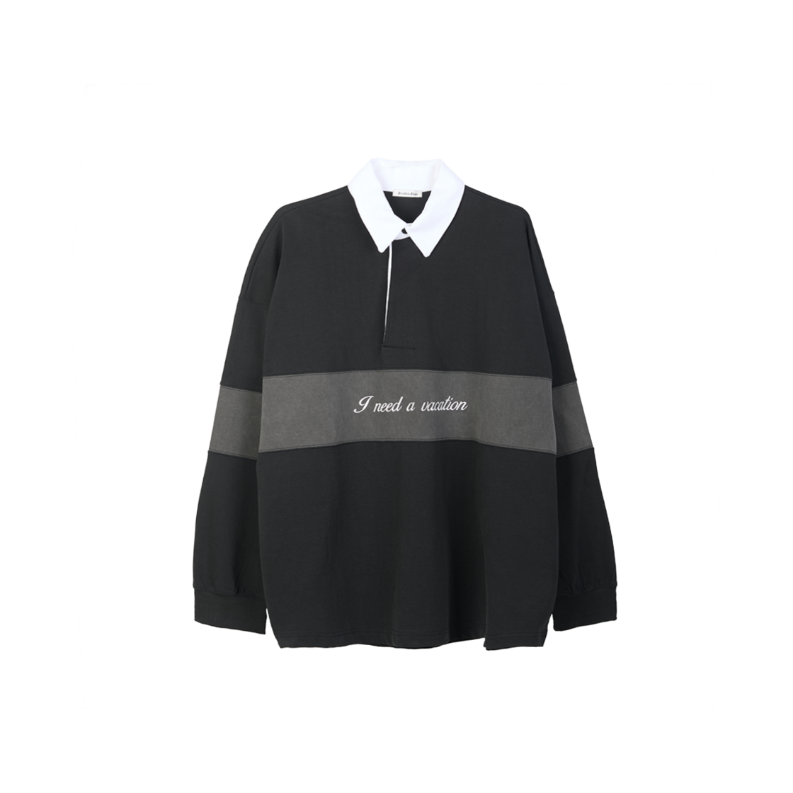 브로큰비트 PK 카라 셔츠 차콜(Broken Beat Pk Collar Shirt Charcoal)