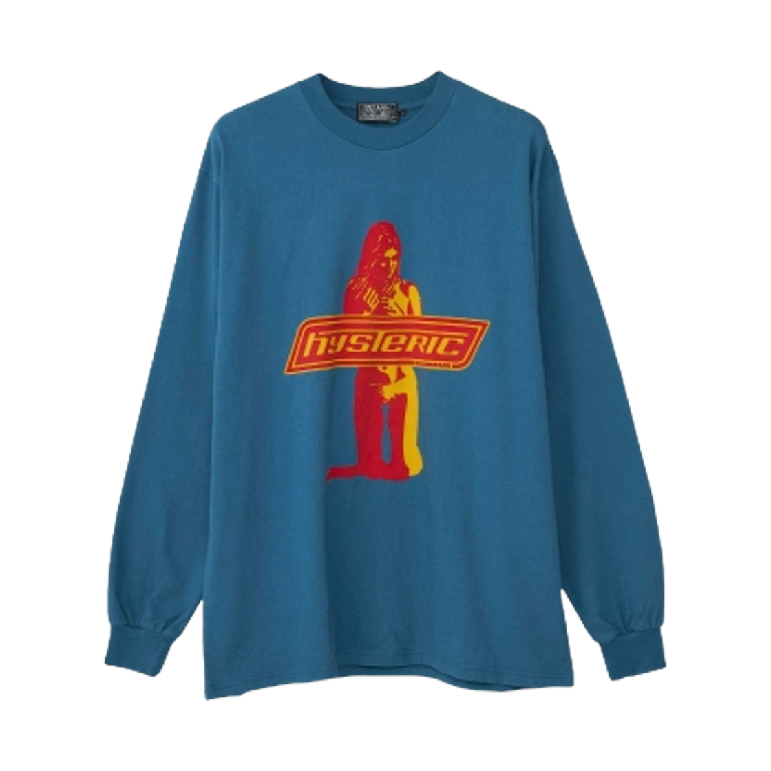 히스테릭 글래머 굿 타임즈 티셔츠 블루(Hysteric Glamour Good Times T-Shirt Blue) - 1
