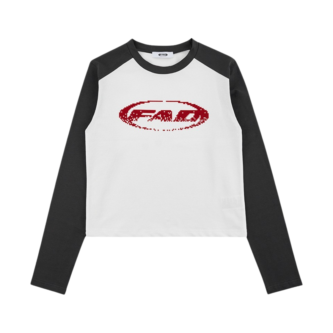 에프에이디 서클 로고 티 차콜/화이트