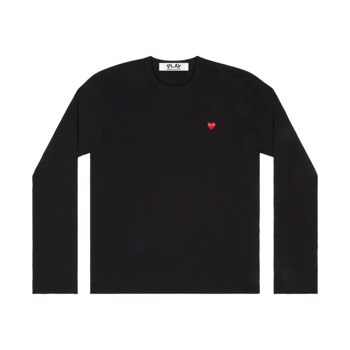 플레이 꼼데가르송 리틀 레드 하트 롱슬리브 티셔츠 블랙(Play Comme des Garcons Little Red Heart LS T-Shirt Black)