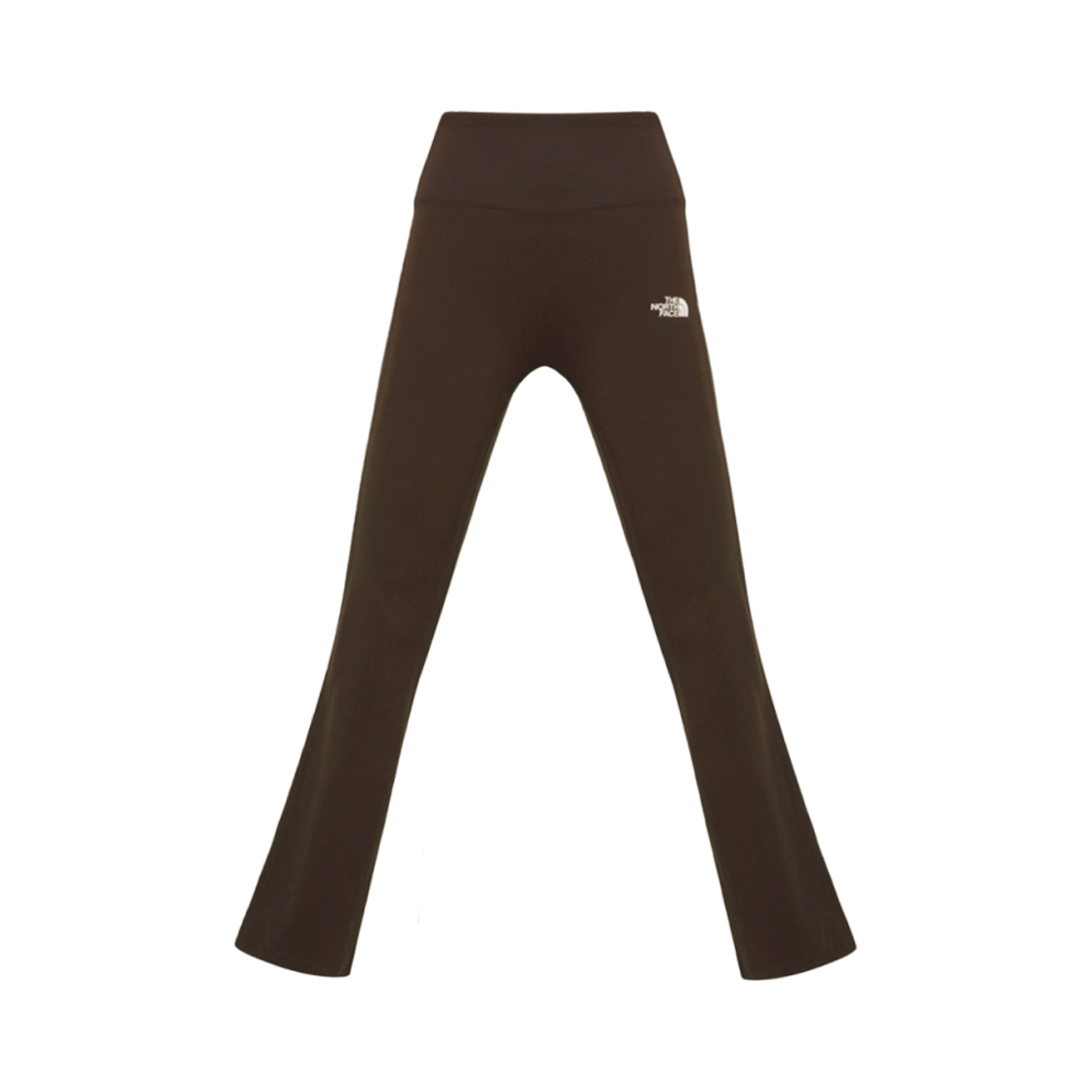 NF6KQ30K (W) The North Face White Label Flare Leggings Dark Brown