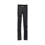 Gyeong Tulle Slim Pants Black