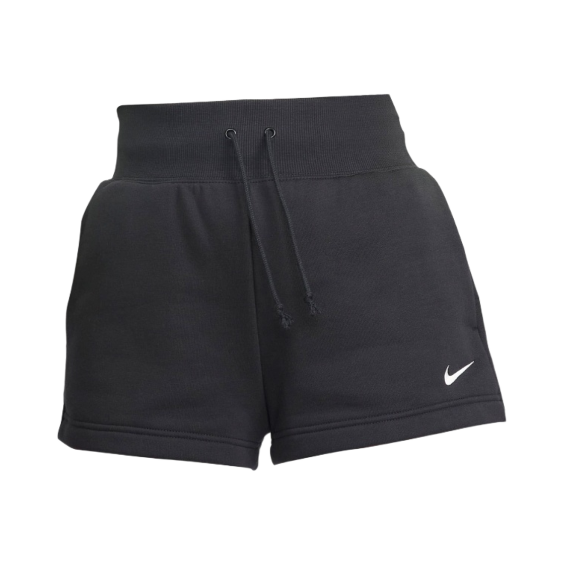 (W) 나이키 NSW 피닉스 플리스 하이웨이스트 쇼츠 블랙 - 아시아