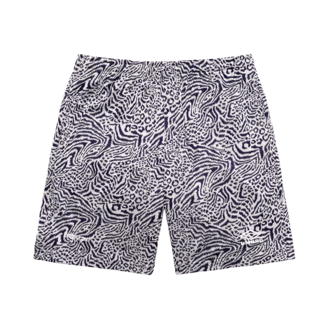 슈프림 x 엄브로 자카드 애니멀 프린트 사커 쇼츠 네이비 - 23SS(Supreme x Umbro Jacquard Animal Print Soccer Shorts Navy - 23SS) - 1