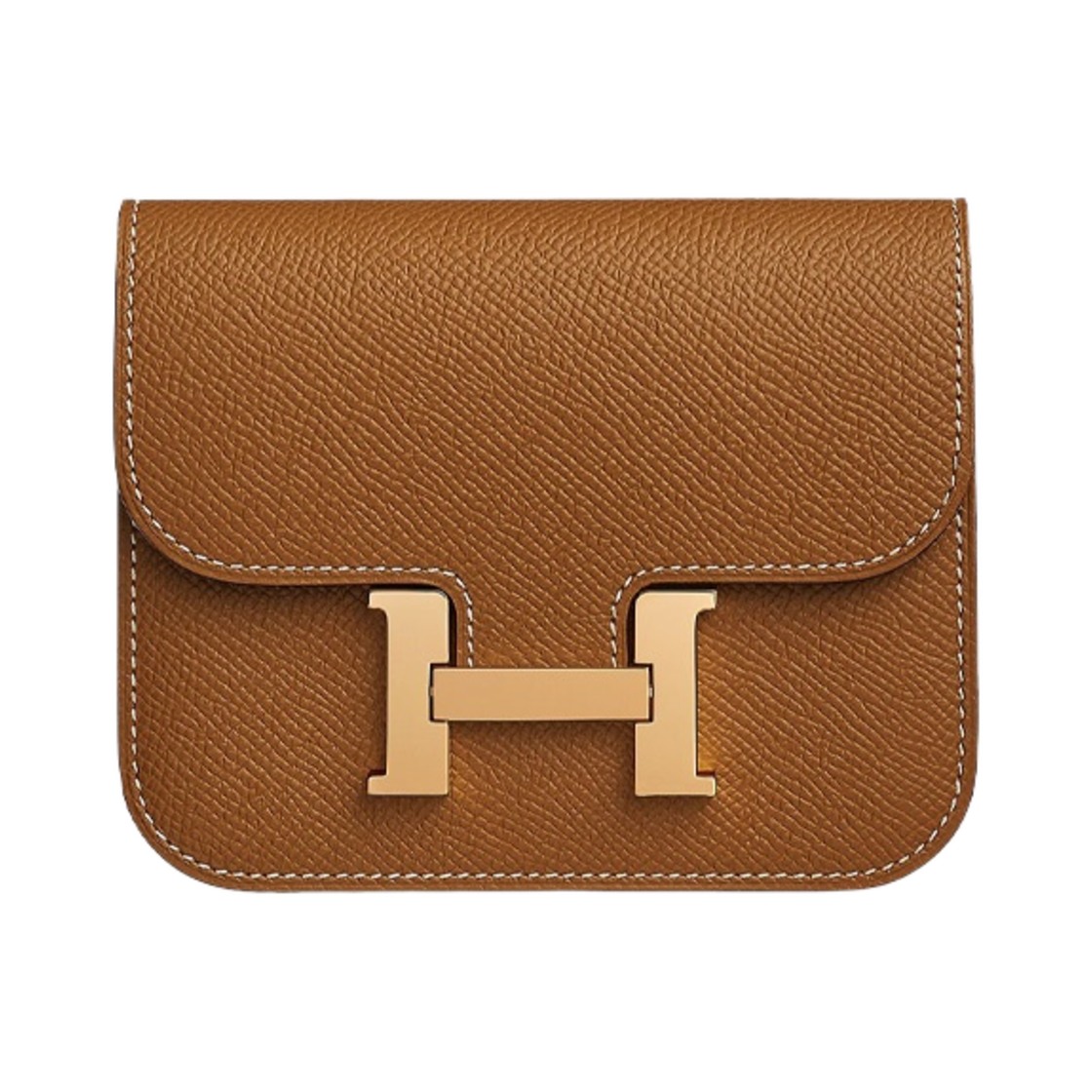 에르메스 콘스탄스 슬림 지갑 앱송 & 골드 하드웨어 골드(Hermes Constance Slim Wallet Epsom & Gold) - 1