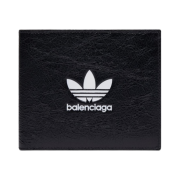 Balenciaga x Adidas Square Folded Wallet Black