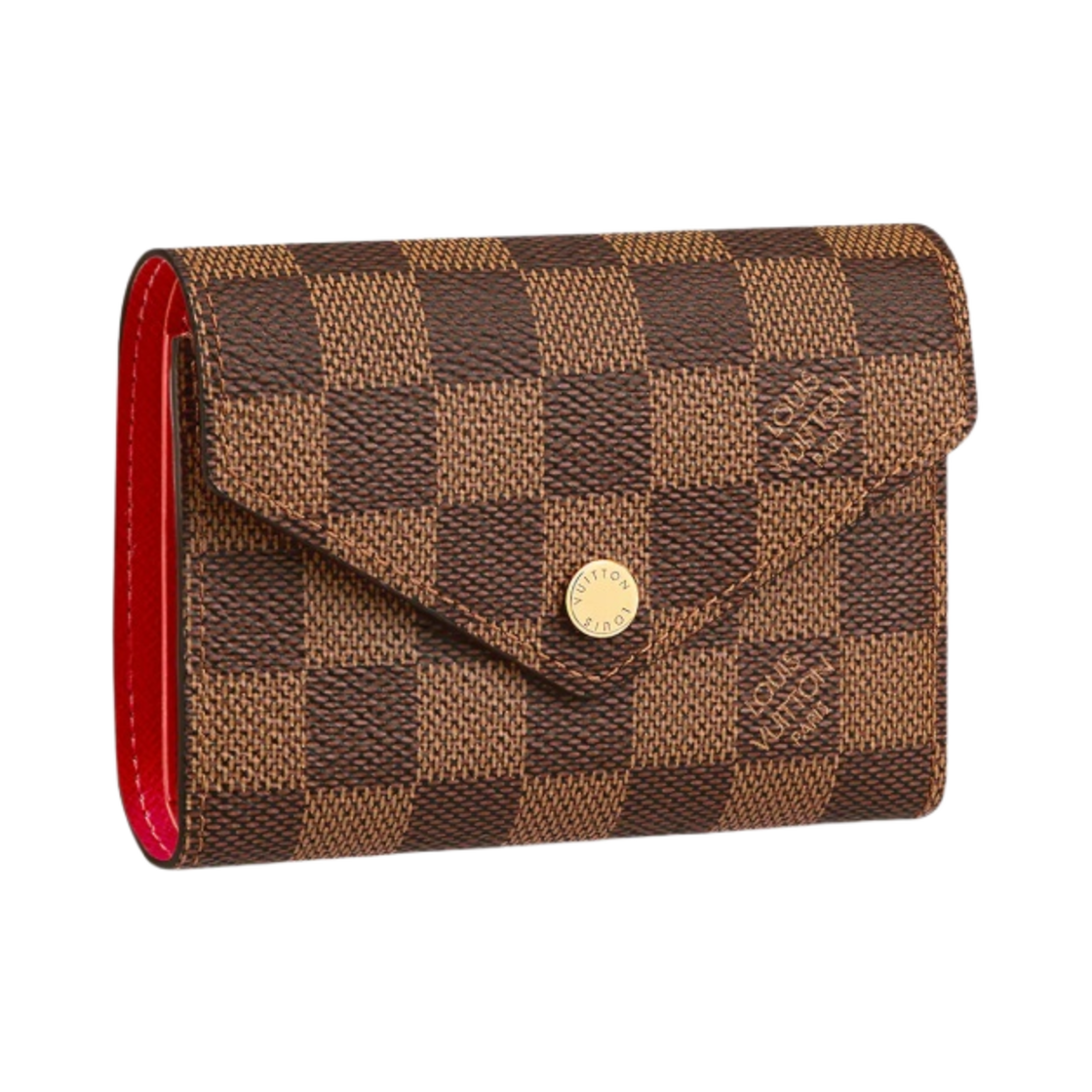N41659 Louis Vuitton Victorine Wallet Damier Ebene Red