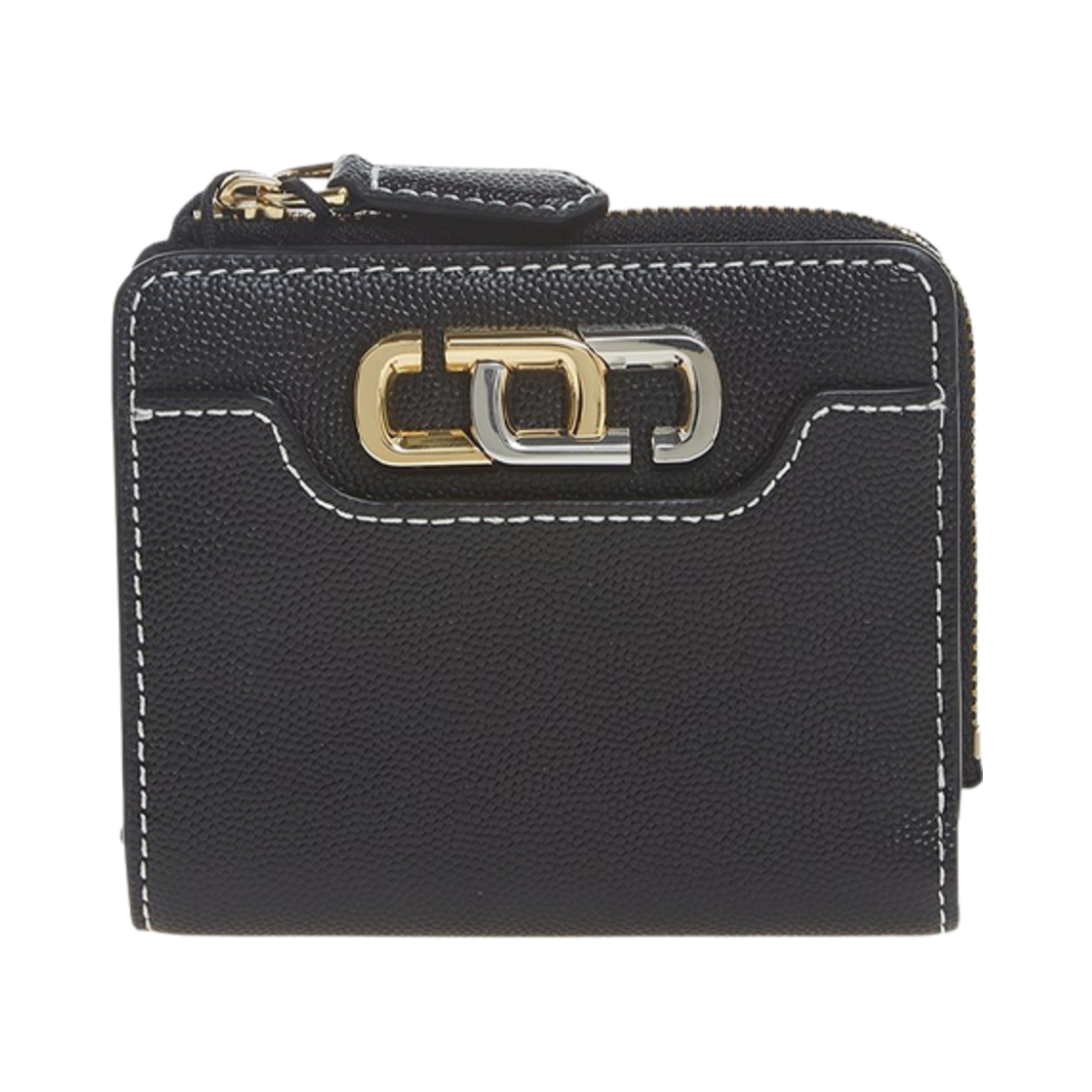 M0017024-001 Marc Jacobs J Link Mini Compact Zip Wallet Black