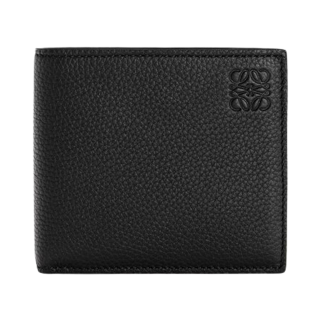 C660302X05-1100 Loewe Bifold Wallet in Soft Grained Calfskin Black