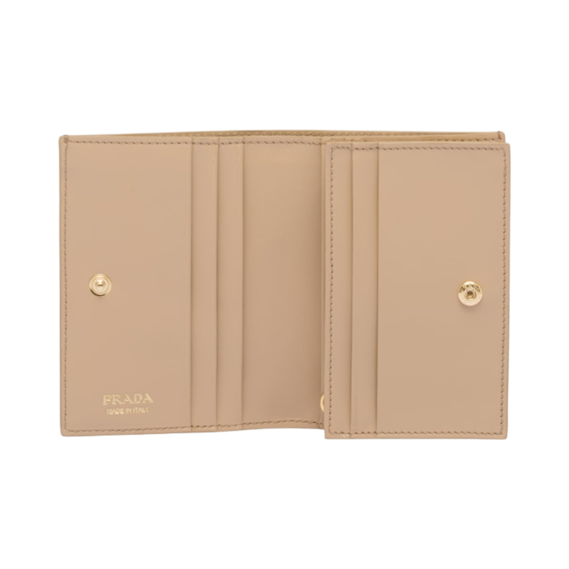 프라다 스몰 레더 월렛 샌드 베이지(Prada Small Leather Wallet Sand Beige) - 2