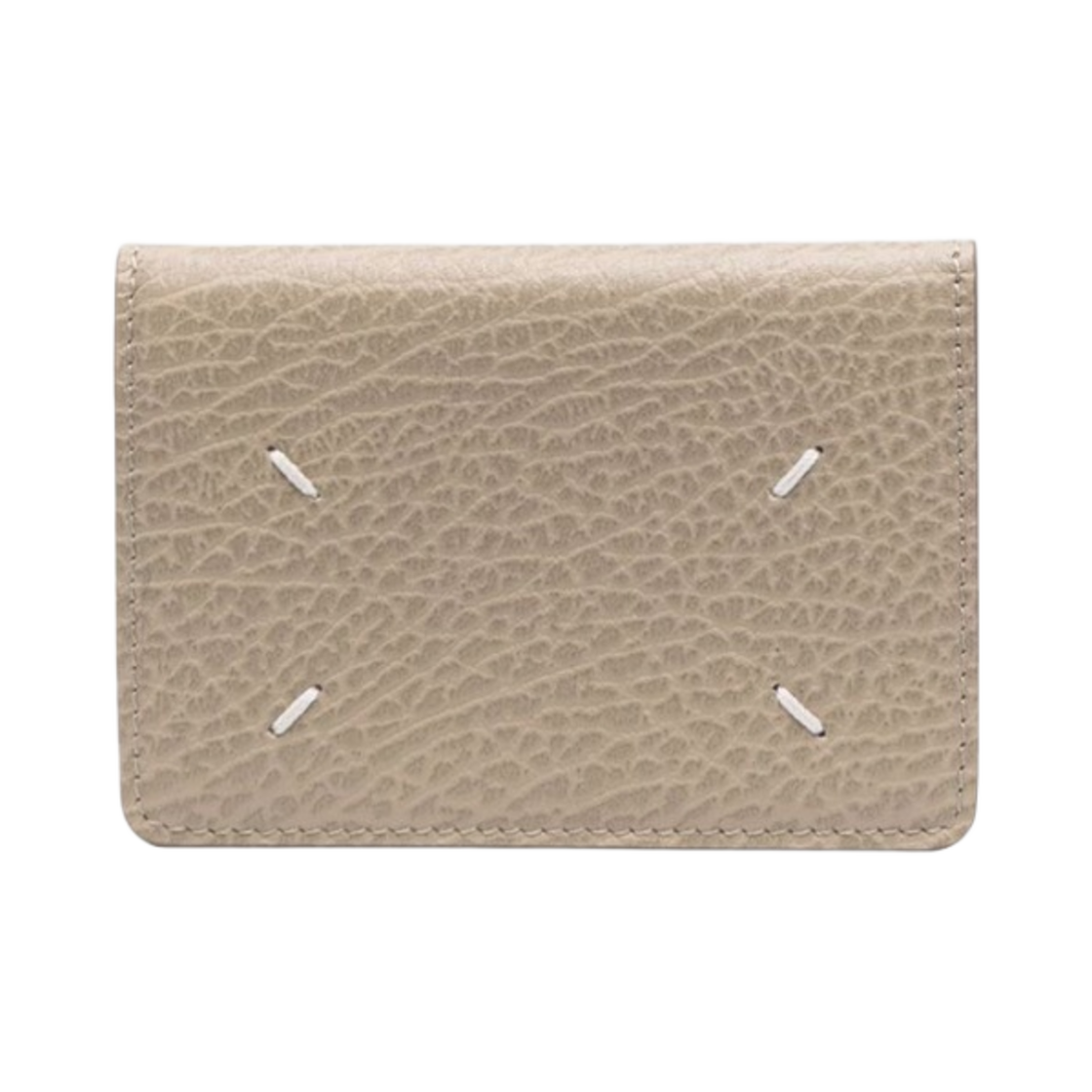 S36UI0417P4455T7002 Maison Margiela Folded Card Holder Bleach - 대표 이미지 #1