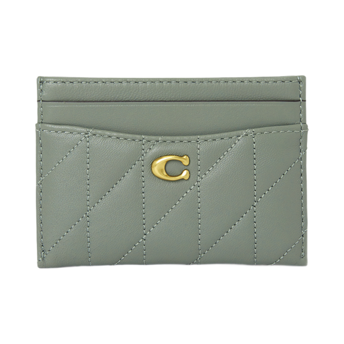 CM434-B4SG Coach Card Holder Wallet Blue Grey