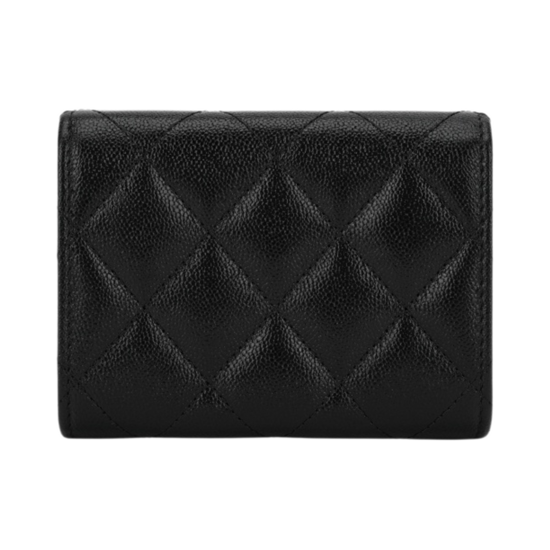 샤넬 플랩 카드 홀더 그레인드 카프스킨 & 골드 메탈 블랙(Chanel Flap Card Holder Grained Calfskin & Gold Black) - 2