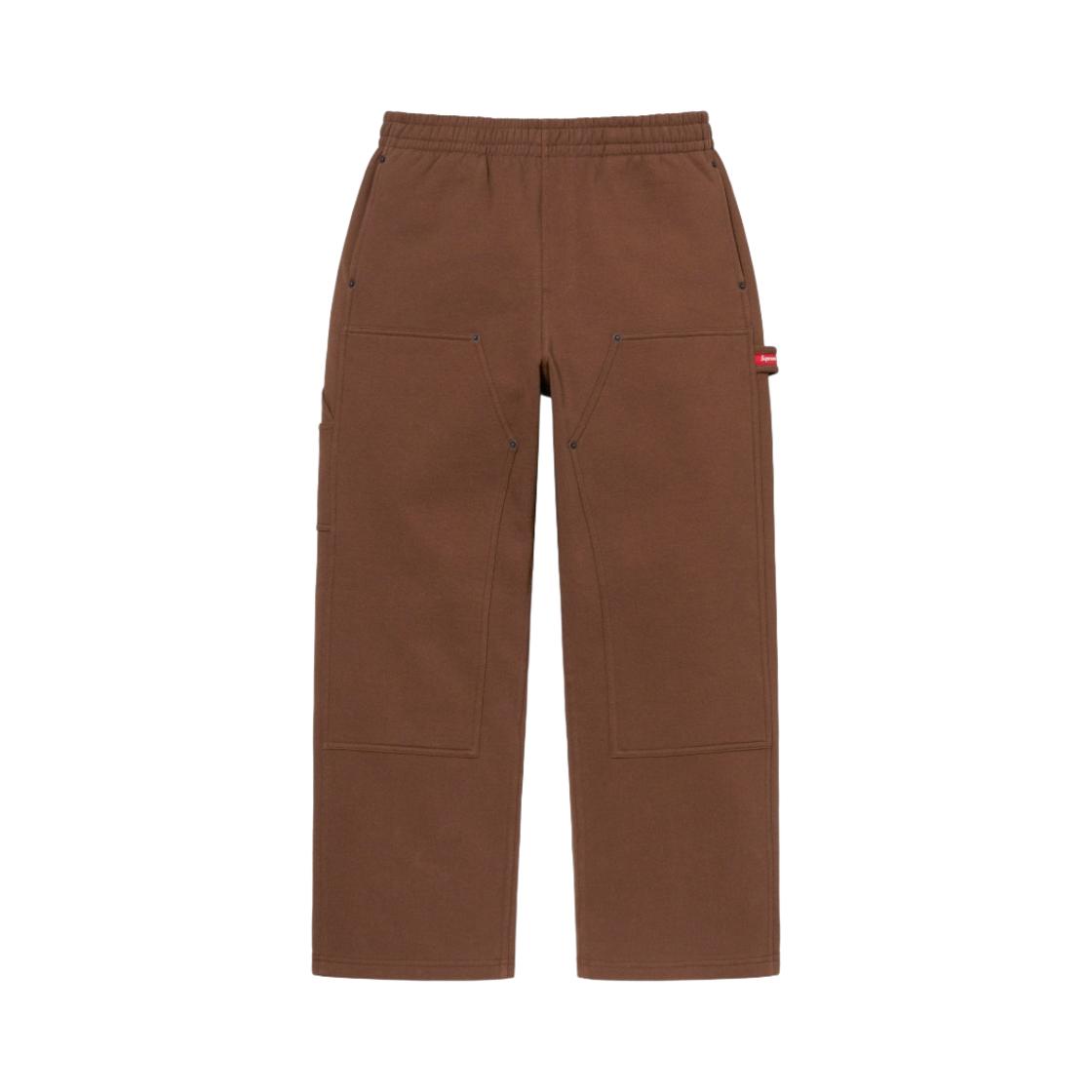 슈프림 더블 니 페인터 스웨트팬츠 브라운 - 23SS(Supreme Double Knee Painter Sweatpants Brown - 23SS) - 1