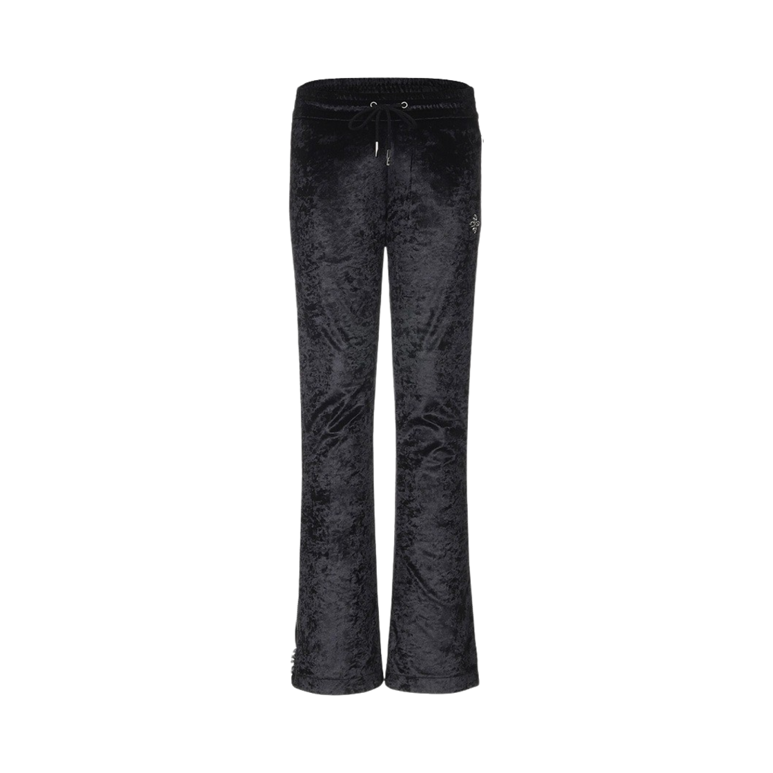 써저리 사이드 집 벨벳 부츠컷 트랙 팬츠 블랙(Surgery Side Zip Velvet Boot-Cut Track Pants Black)