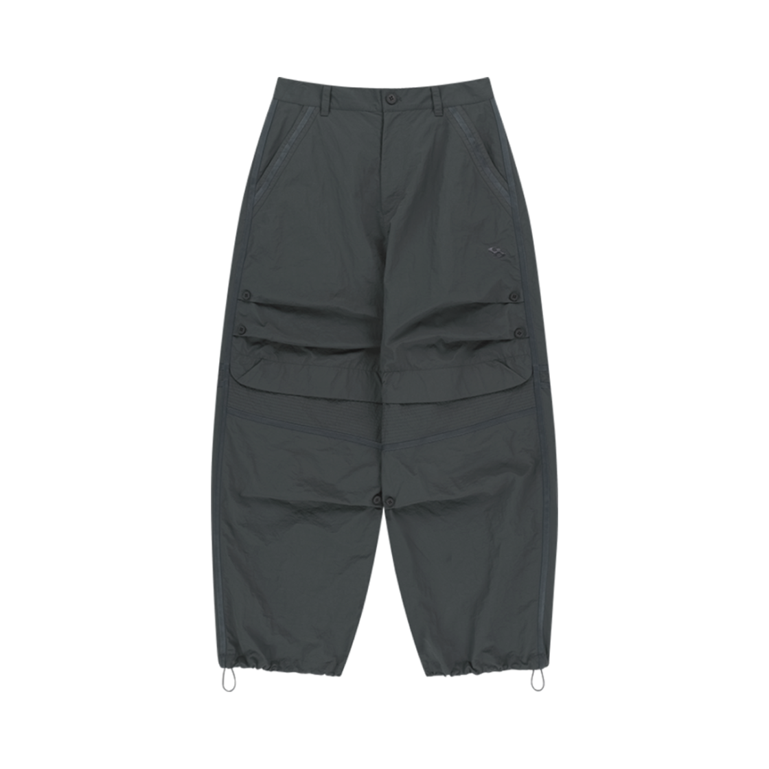 산산기어 테이프드 버튼 팬츠 차콜 - 25SS